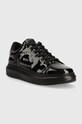 Δερμάτινα αθλητικά παπούτσια Karl Lagerfeld KAPRI MENS KL52539S.1BP μαύρο AW23