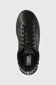 Karl Lagerfeld sneakersy skórzane KAPRI MENS czarny KL52576.00S