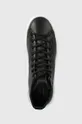 fekete Karl Lagerfeld bőr sneaker MAXI KUP