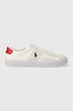 Πάνινα παπούτσια Polo Ralph Lauren 816913476006 δέρμα σαμουά μπεζ 816913476006.100