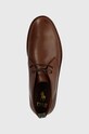 Δερμάτινα παπούτσια Polo Ralph Lauren Talan Chukka καφέ 812913548001.270