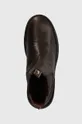 καφέ Δερμάτινες μπότες τσέλσι Polo Ralph Lauren Oslo Chelsea