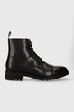Polo Ralph Lauren trzewiki skórzane Bryson Boot skóra licowa czarny 812754384003.001
