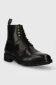 Kožené topánky Polo Ralph Lauren Bryson Boot čierna