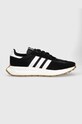 adidas Originals sneakersy RETROPY skóra zamszowa czarny IF2883