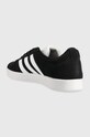 Obuwie adidas sneakersy zamszowe COURT DA9853 czarny