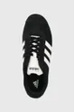 czarny adidas sneakersy zamszowe COURT