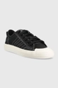 Πάνινα παπούτσια adidas Originals Nizza EE5599 μαύρο