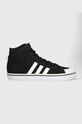 Tenisky adidas BRAVADA 2.0 MID imitácia kože čierna HP7975