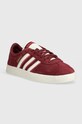 Semišové tenisky adidas COURT IF7555 burgundské AW23
