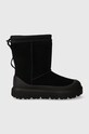 UGG śniegowce Classic Short Weather Hybrid tekstylny czarny 1143992.BBLC