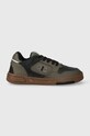 Kožené tenisky Champion Z80 SKATE Low usňová koža zelená S22101