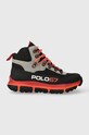 Παπούτσια Polo Ralph Lauren Advtr 300Mid υφασμάτινο μαύρο 809913269001.001