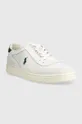 Δερμάτινα αθλητικά παπούτσια Polo Ralph Lauren Polo Crt Pp λευκό