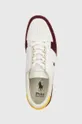 белый Кожаные кроссовки Polo Ralph Lauren Polo Crt Pp