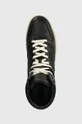 μαύρο Δερμάτινα αθλητικά παπούτσια Michael Kors Barett