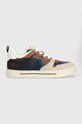 Michael Kors sneakers din piele Barett piele întoarsă bleumarin 42F3BRFS5L.495