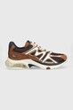 Michael Kors sportcipő Kit Trainer Extreme nappa bőr barna 42F3KIFS2D.205