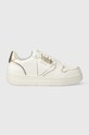 Guess sneakersy skórzane ANCONA syntetyczny biały FM8ANC.LEM12.WHIGO