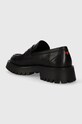Обувь Кожаные мокасины Guess GORIZIA MOC FM8GOM.LEA12.BLACK чёрный