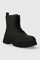 Členkové topánky Guess CESENA FM8CEN.LEA12.BLACK čierna AW23