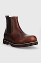 Birkenstock sztyblety skórzane Highwood 1025718 brązowy AW24