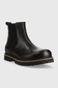 Шкіряні черевики Birkenstock Highwood 1025764 чорний AW24