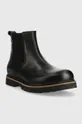 Kožené kotníkové boty Birkenstock Highwood černá
