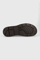 Birkenstock botine din piele întoarsă Highwood 1025726 maro