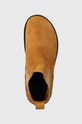 Birkenstock pantofi de piele întoarsă 1025745 maro 1025745