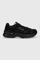 Armani Exchange sneakersy imitacja skóry licowej czarny XUX188.XV775.K001