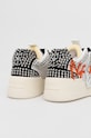 Tenisice Naked Wolfe Kosa bež Kosa.Graffiti.BlkWht