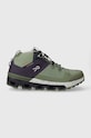 On-running pantofi Cloudtrax imitatie de piele intoarsa verde 5398065