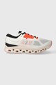 On-running scarpe da corsa Cloudstratus 3 tessile bianco 3MD30111148