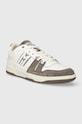 Kožené sneakers boty The Mercer Brand The Brooklyn M Vintage ME233011.158 bílá AW23