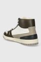 Obuwie The Mercer Brand sneakersy skórzane The Brooklyn High ME233014.677 zielony