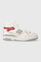Αθλητικά New Balance BB650RWF δέρμα σαμουά λευκό BB650RWF