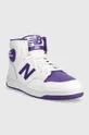 New Balance bőr sportcipő BB48SCE fehér