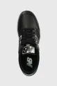 czarny New Balance sneakersy skórzane BB480LBT