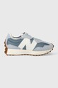 Tenisky New Balance MS327MQ semišová kůže modrá MS327MQ