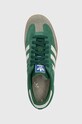 adidas Originals sneakers din piele întoarsă Samba OG verde ID2054