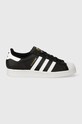 adidas Originals sneakers din piele Superstar mic de statură negru ID4636