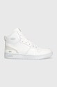 Lacoste sneakersy skórzane L001 MID 223 3 SMA Planet friendly biały 46SMA0032