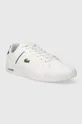 Δερμάτινα αθλητικά παπούτσια Lacoste EUROPA PRO 123 1 SMA λευκό