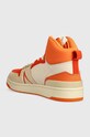 Scarpe Lacoste sneakers in pelle L001 MID 46SFA0027 arancione