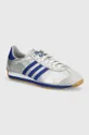 silver adidas Originals leather sneakers Country OG Men’s