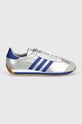 Kožené tenisky adidas Originals Country OG IE4230 strieborná SS24