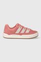 Semišové tenisky adidas Originals nízky ružová IE9862