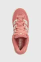 pink adidas Originals suede sneakers Adimatic Wonder Clay