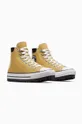 Δερμάτινα ελαφριά παπούτσια Converse Chuck Taylor All Star City Trek κίτρινο
